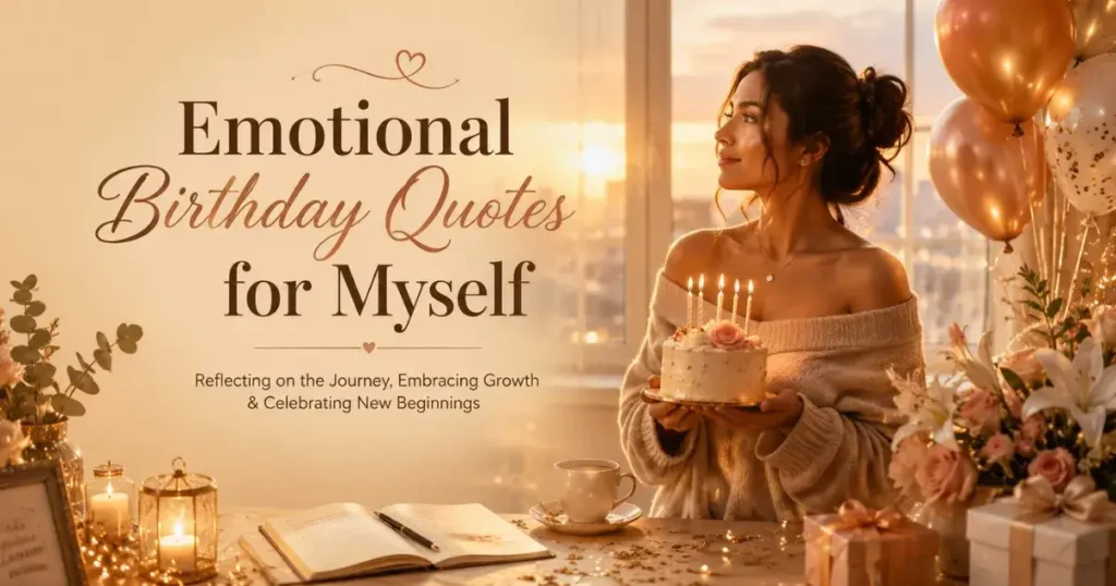 Emotional Birthday Quotes for Myself