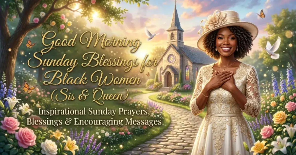Good Morning Sunday Blessings for Black Women (Sis & Queen)