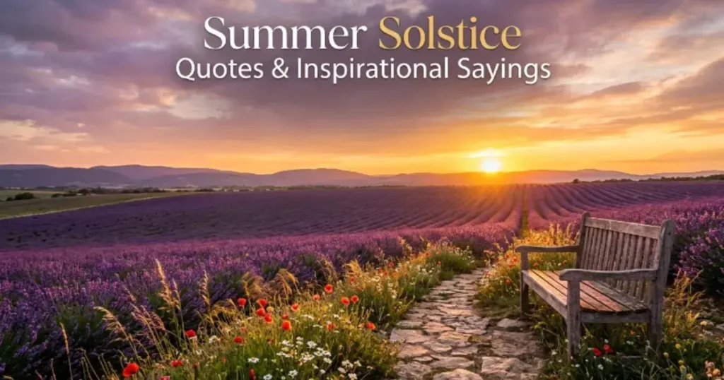 Summer Solstice Quotes & Inspirational Sayings