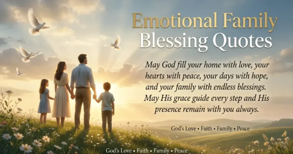 Emotional Family Blessing Quotes