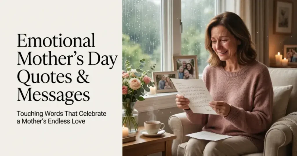 Emotional Mother's Day Quotes & Messages