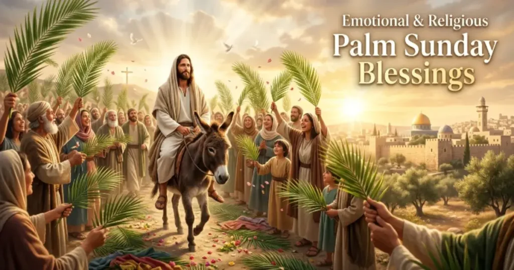 Emotional & Religious Palm Sunday Blessings