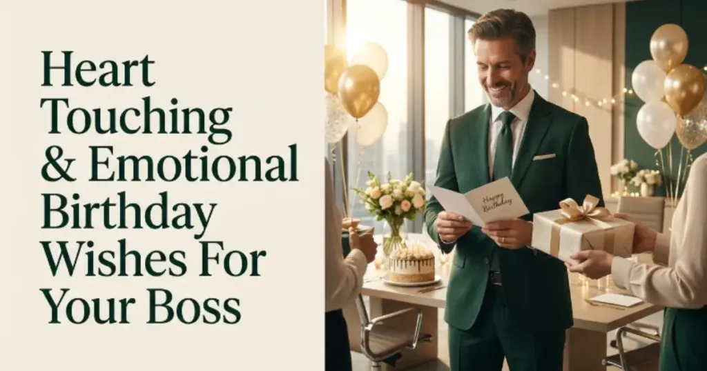 Heart Touching & Emotional Birthday Wishes For Your Boss