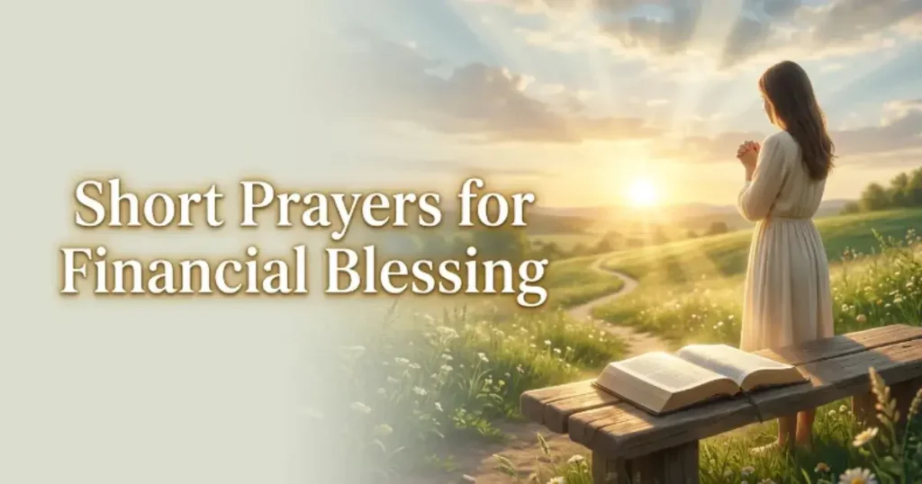Short Prayers for Financial Blessing